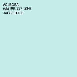 #C4EDEA - Jagged Ice Color Image